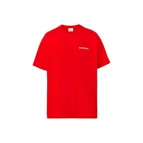 Burberry T Shirts Unisex Bright Pepper Red