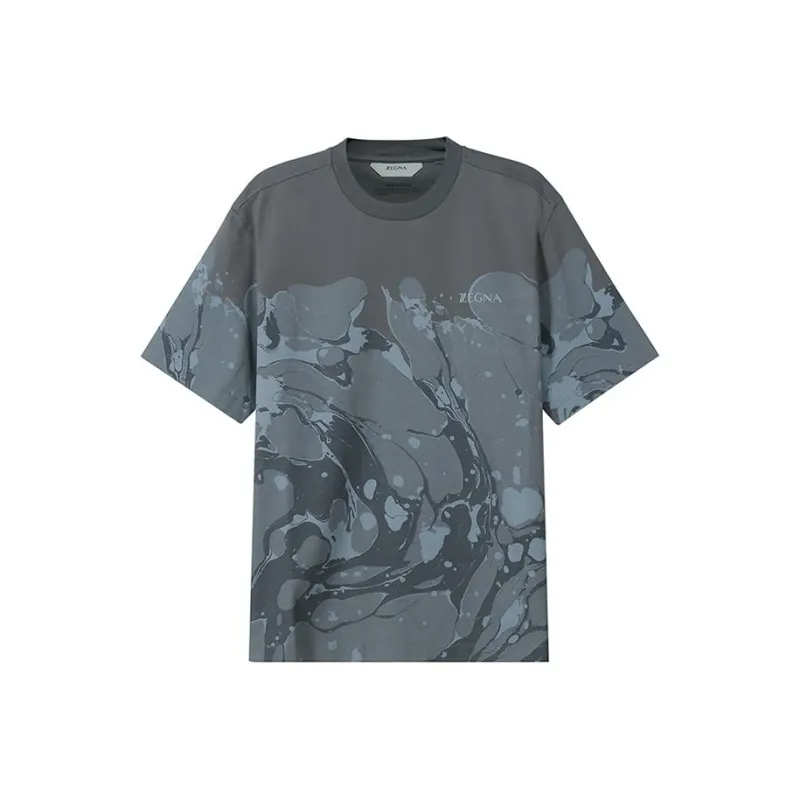 Zzegna T Shirts Men Gray-0