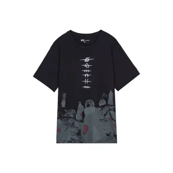 UNIQLO X Naruto SS23 T Shirts Unisex Black