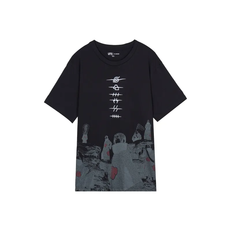 UNIQLO X Naruto SS23 T Shirts Unisex Black-0