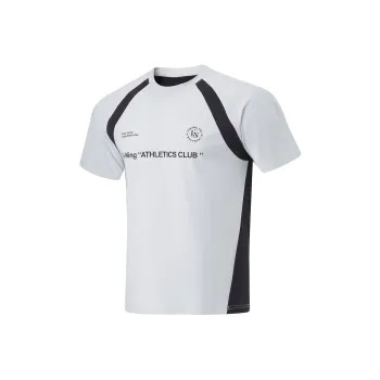 LiNing T Shirt Men's Sichuan Stone Gray/Black