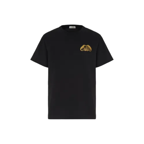Alexander McQueen Half Seal Logo Embellished T Shirt