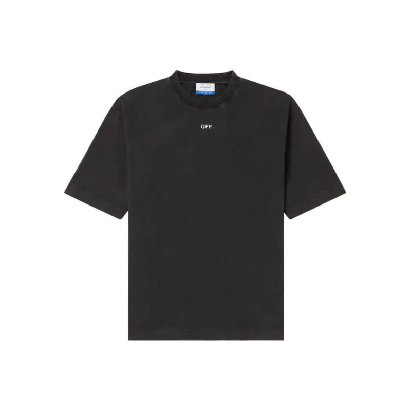 OFF WHITE People Print Cotton T shirt-0