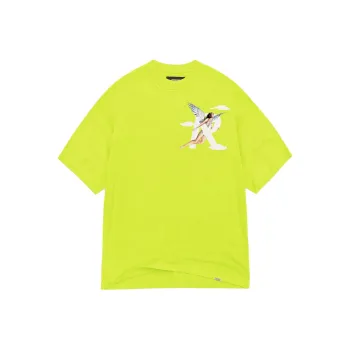 REPRESENT T Shirts Men Neon Green