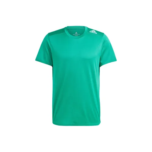 Adidas T Shirts Men Lawn Green
