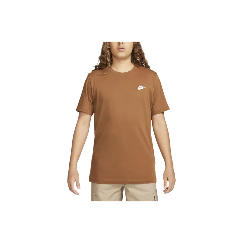 Nike Sportswear Club T-Shirt Men's Coffee-0