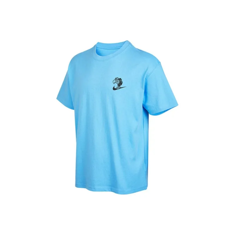 Nike T Shirts Men Blue-0