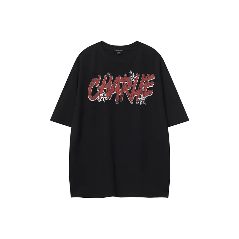 CHARLIE GOLF T Shirt Unisex Black-1
