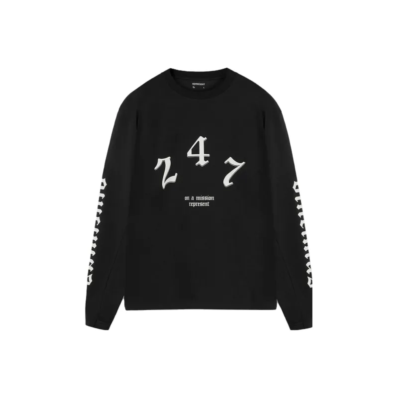 REPRESENT T Shirts Men Black-0