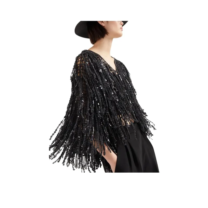 Brunello Cucinelli Dazzling Cascade Cardigan-3