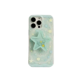 Wei Xin Acrylic Material Tornado Shell Star Phone Cases Compatible With IPhone 16/15 Pro Max/Apple 13/14 Pro/Max