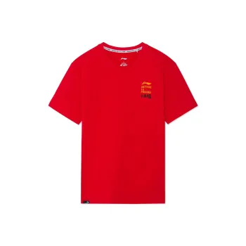 LiNing Badminton Series T-Shirt Men's Crimson Cherry