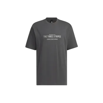 Adidas T Shirt Men's Solid Dark Gray