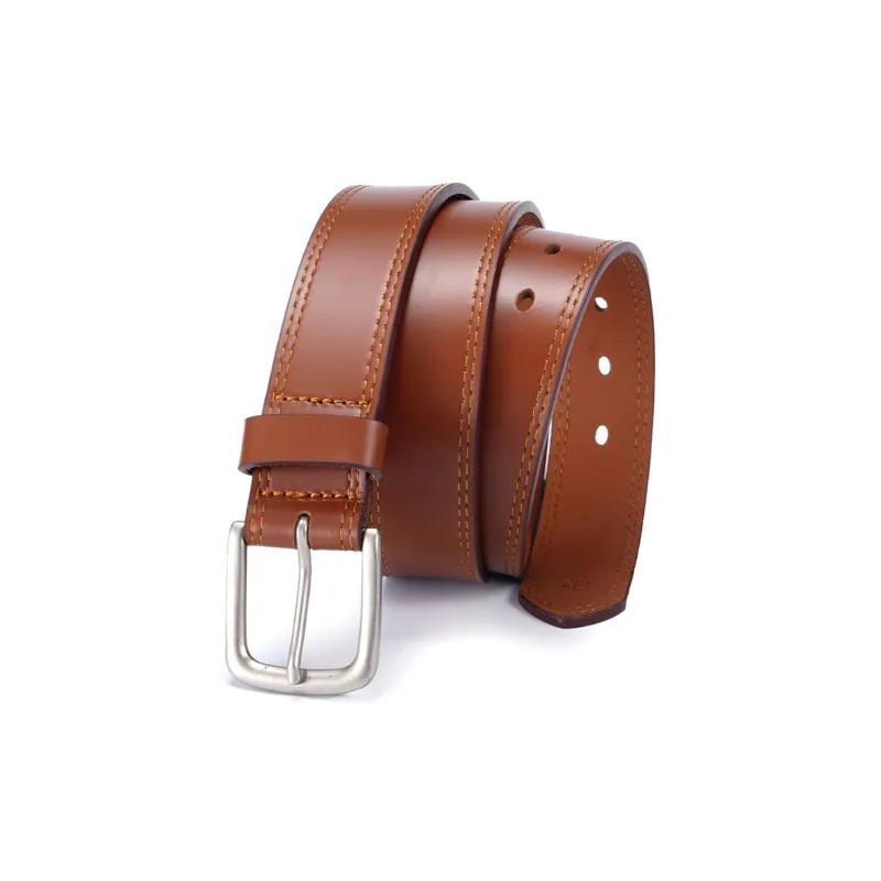 JW Top Grain Cow Leather Belts Men's 3.5CM-7