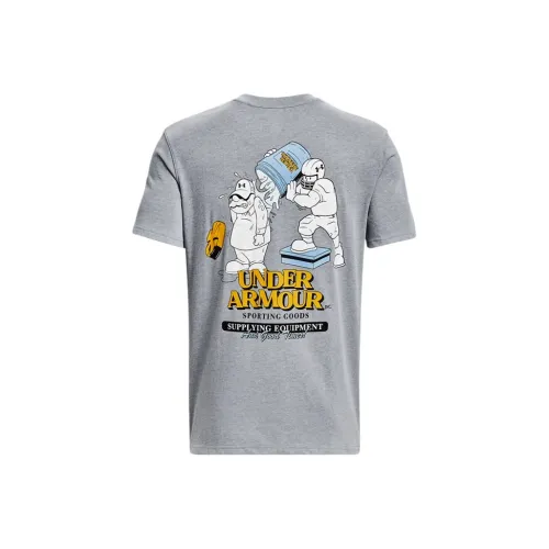 Under Armour T Shirts Hauts Men Gray