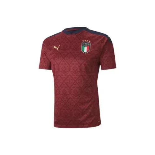 PUMA Uefa Euro 2020 Italy Home Goalkeeper Replica Mens Jersey