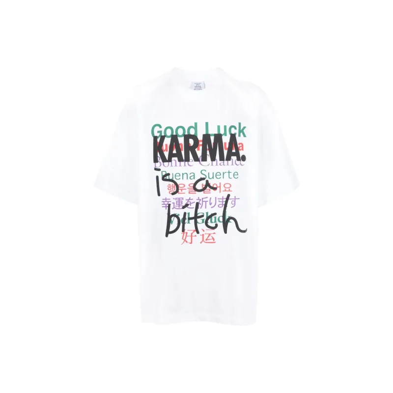 Vetements Good Luck Karma T-Shirt-0