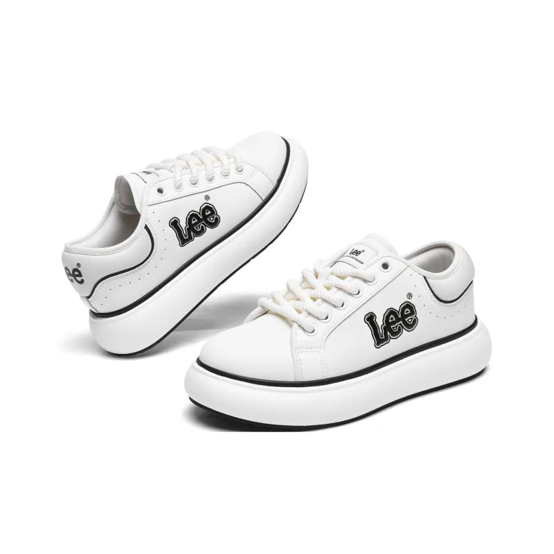 Lee Classic And Versatile Casual Minimalist Style Comfortable Platform Low Top Skateboard Shoes Men's-3