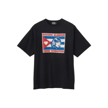 HYSTERIC GLAMOUR T-Shirts Men Black