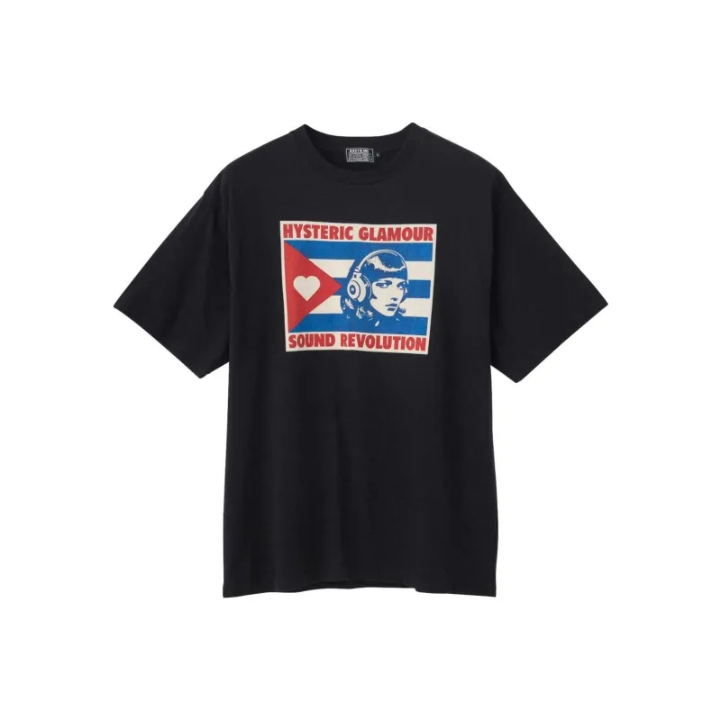 HYSTERIC GLAMOUR T-Shirts Men Black-0