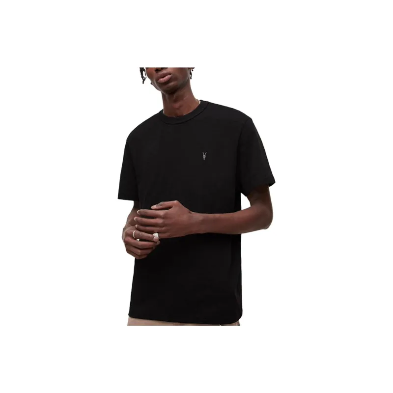 ALLSAINTS T-Shirts Men Black Jet Black-0
