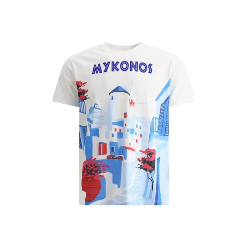 MC2 Saint Barth Mykonos Postcard Crewneck T-Shirt