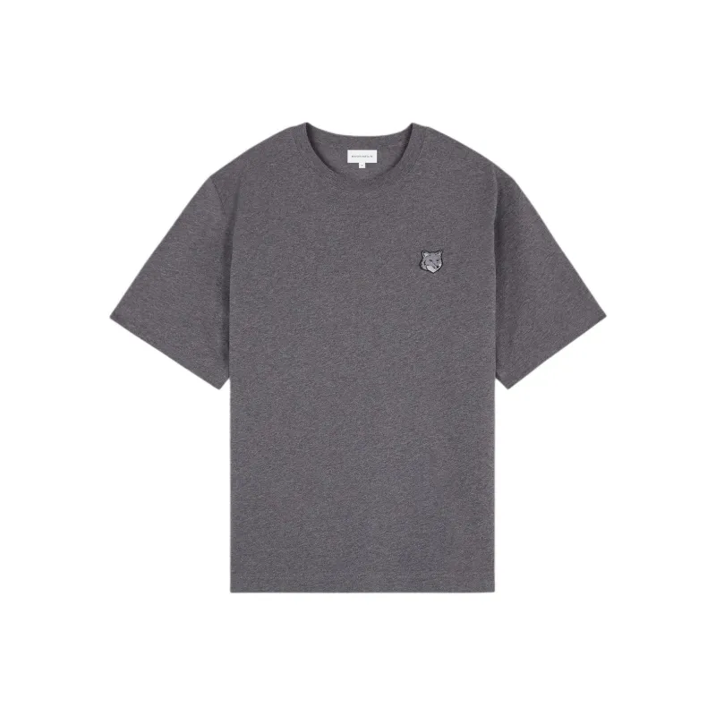 Maison Kitsune Fox Head Patch Crewneck T Shirt-0