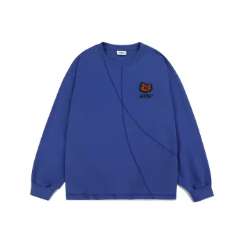 Guuka Long Sleeved T Shirt Unisex Purple Blue