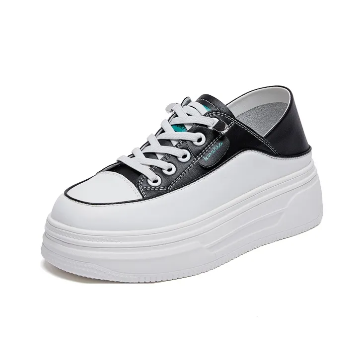 Boogie Bear Height Increasing Low Top Skateboard Shoes Women's-4