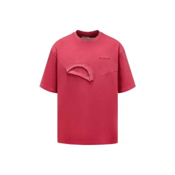 Feng Chen Wang Logo print Cotton T shirt