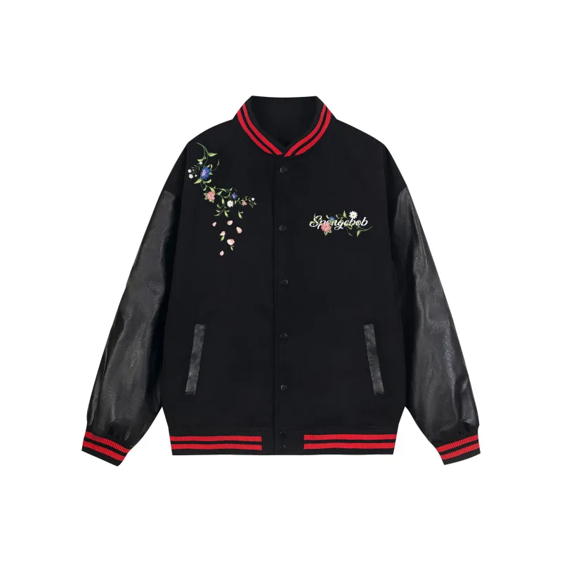 SPONGEBOB SQUAREPANTS Baseball Jacket Unisex-3