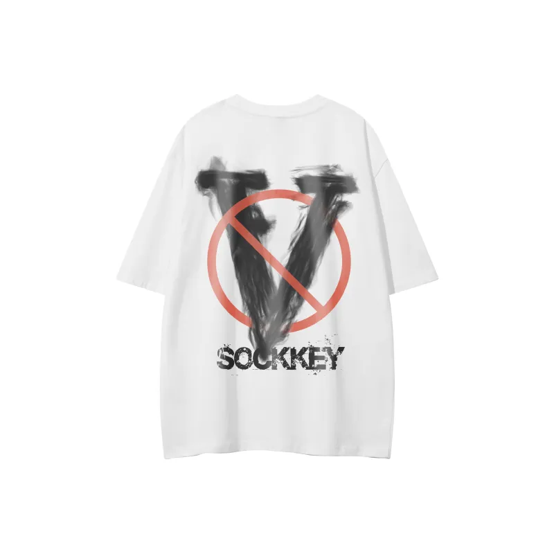 SOCKKEY Drop Shoulder Sleeve T Shirt Unisex-5