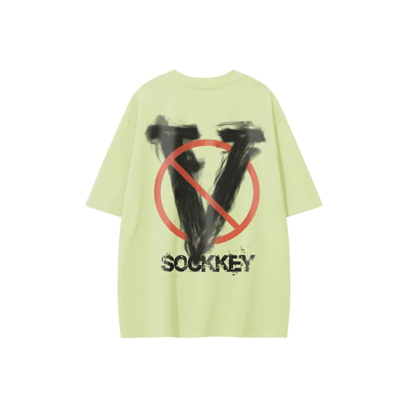 SOCKKEY Drop Shoulder Sleeve T Shirt Unisex-23