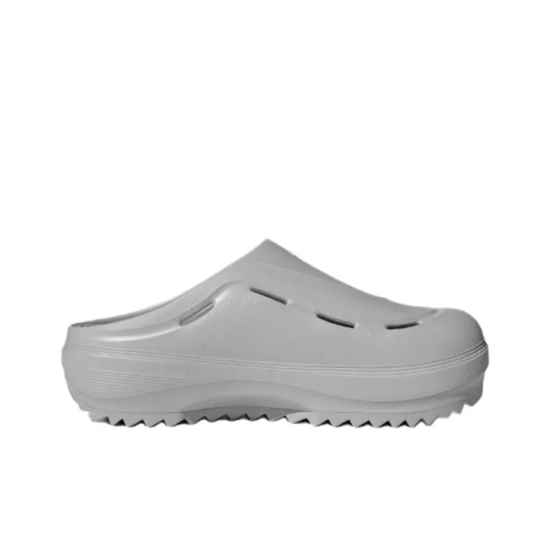 Adidas OZWAVE CLOG Abrasion Resistant Slip Resistant Closed Toe Slippers Unisex Gray-1