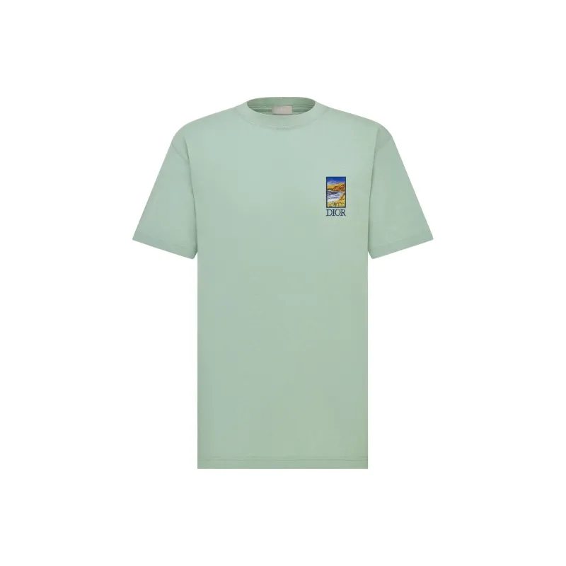 DIOR T Shirts Men Green-0