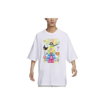 Nike Drop Shoulder Sleeve T Shirt Men's White