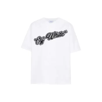OFF WHITE Logo embroidered Cotton Shirt