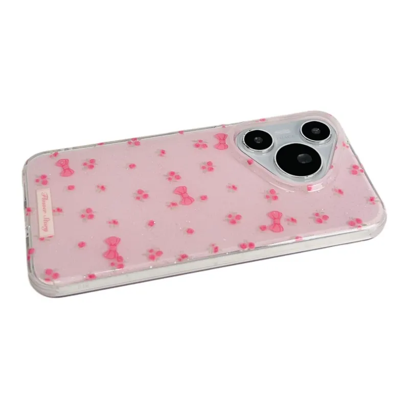 Sopi Acrylic Material Floral 3D Effect Bowknot Phone Cases Compatibility  Huawei Mate 70/60/50 Pro/Pura 70/70 Pro+-15