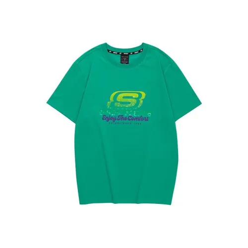 Skechers Colorful T Shirt Unisex Leaf Green