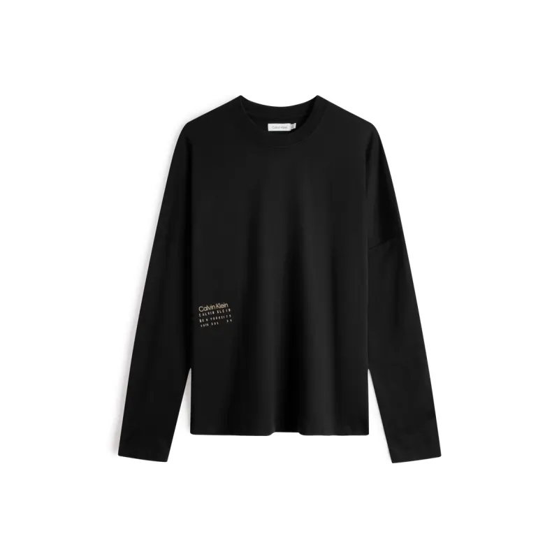CALVIN KLEIN T Shirt Unisex Space Black-0