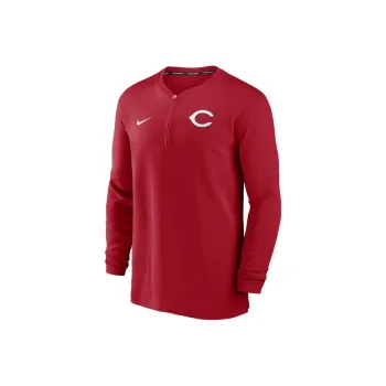 Nike Cincinnati S Authentic Collection Men's Nike Dri FIT Mlb 1/2 Zip Long Sleeve Top