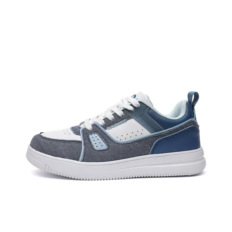 ABIDJAN Low Top Skateboard Shoes Unisex Denim Blue-0