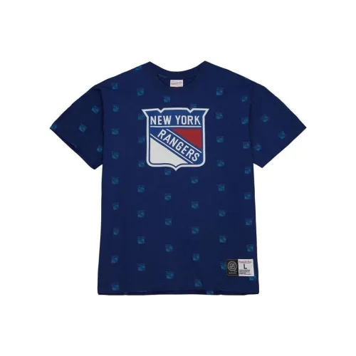 Mitchell Ness T Shirts Men Navy Blue