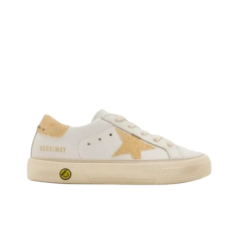 Golden Goose May Girl Low Top Skateboard Shoes Women's White-1