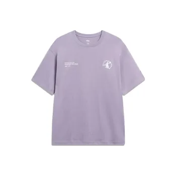 LiNing x DISHINI T Shirt Unisex Smoky Purple