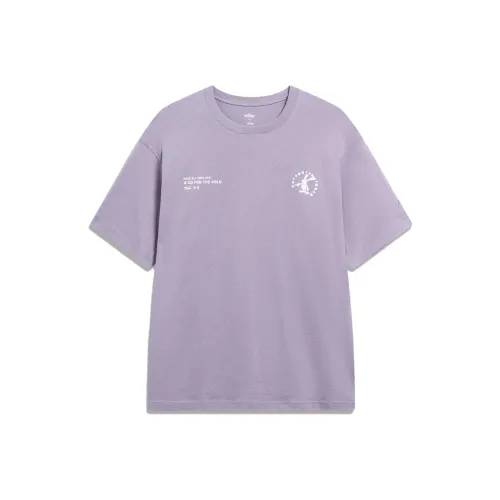 LiNing x DISHINI T Shirt Unisex Smoky Purple