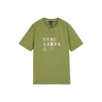 Ted Baker T-Shirts Men Olive Green