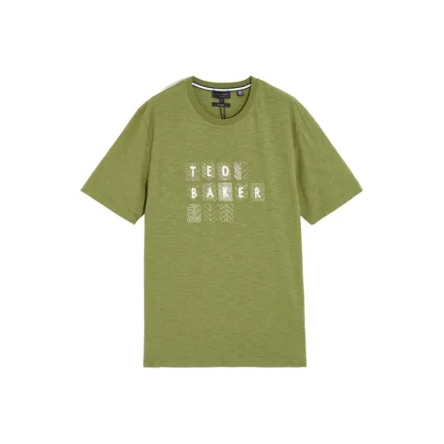Ted Baker T-Shirts Men Olive Green