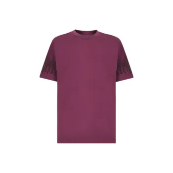 Vision Of Super Flame print Cotton T shirt