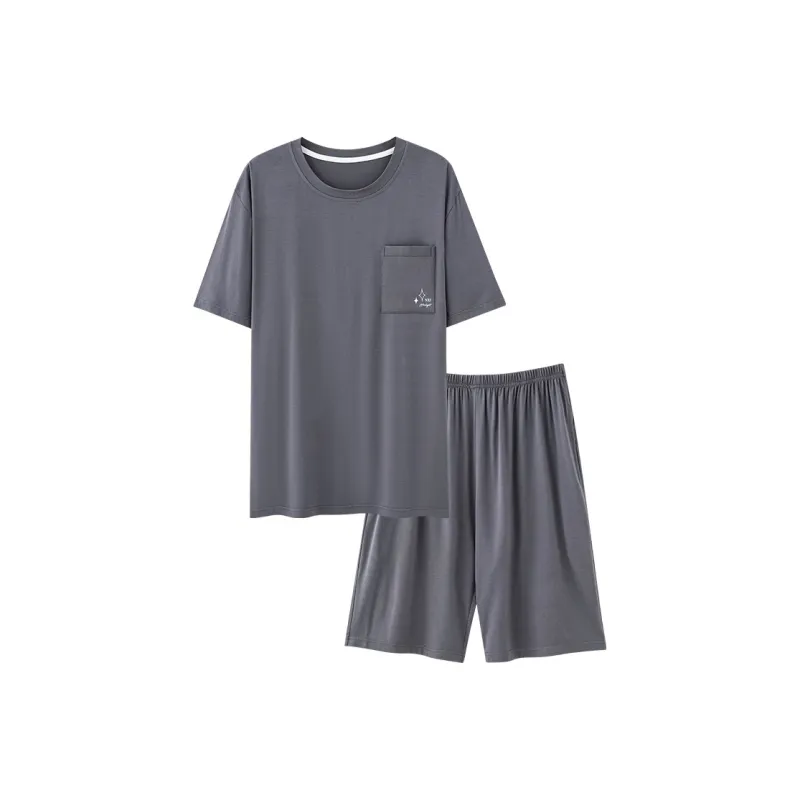 MADALLO Pajama Set Men's Dusty Blue-0